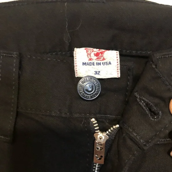 NWT True Religion Men’s Straight Denim Made in USA : Y2K Version - Picture 4 of 7